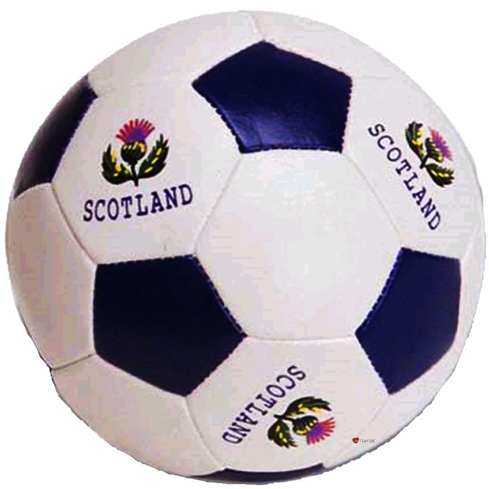 Soft Mini Blue Football Toy with Thistles Great Gift