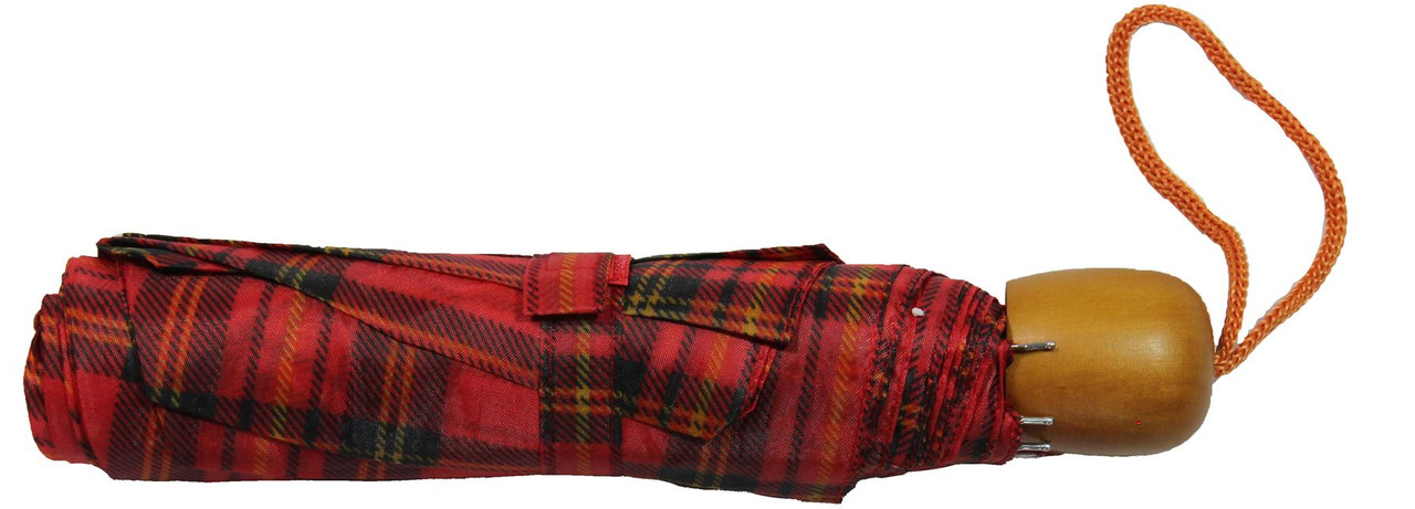 Red Scottish Royal Stewart Highland Tartan Small Ladies Handbag Umbrella