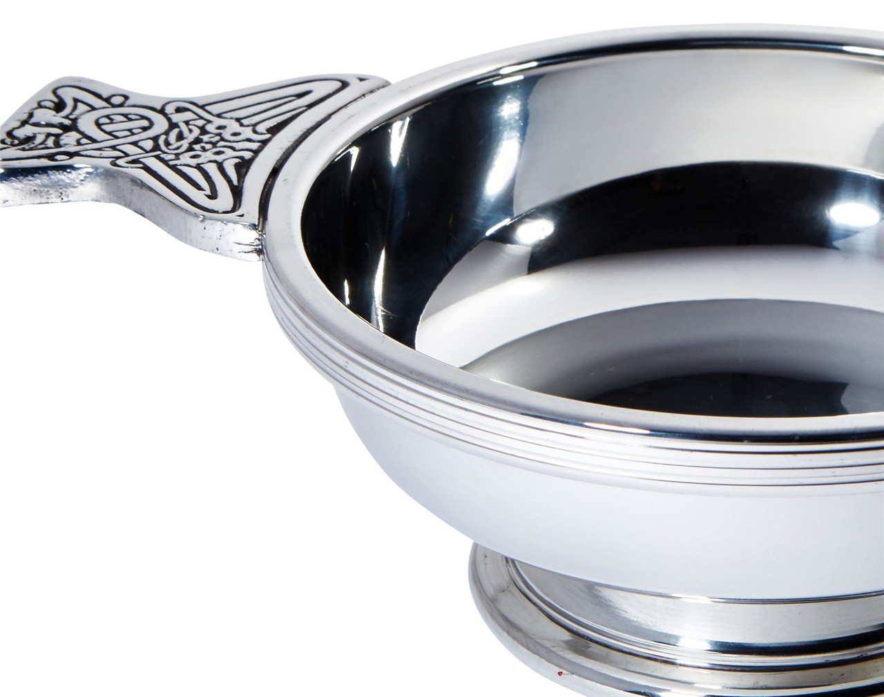 Quaich Scottish Pewter Large Size 115mm Tasting Bowl Ideal Christening Gift