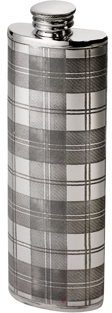 Pocket Flask 3oz Tartan Design Ideal For Sporrans and Hand Bags