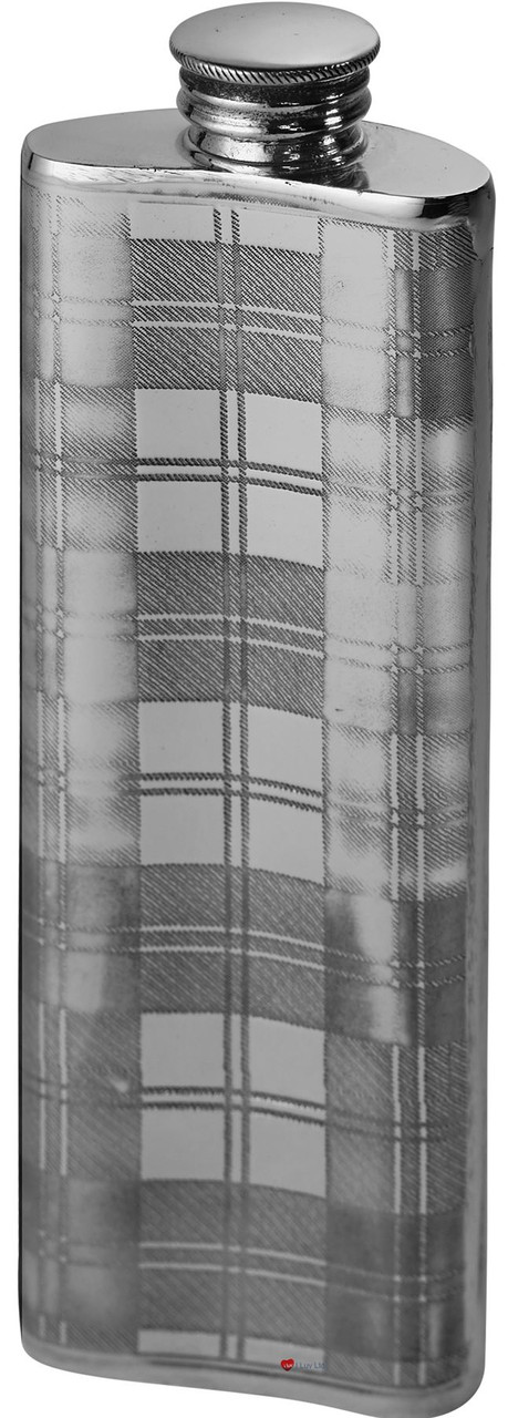 Pocket Flask 3oz Tartan Design Ideal For Sporrans and Hand Bags