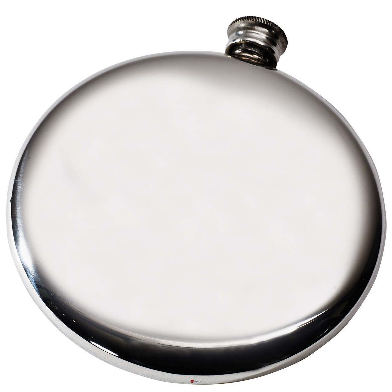 Round Hip Flask Scottish Sporran Flask Thistle  4oz Ideal for Engraving