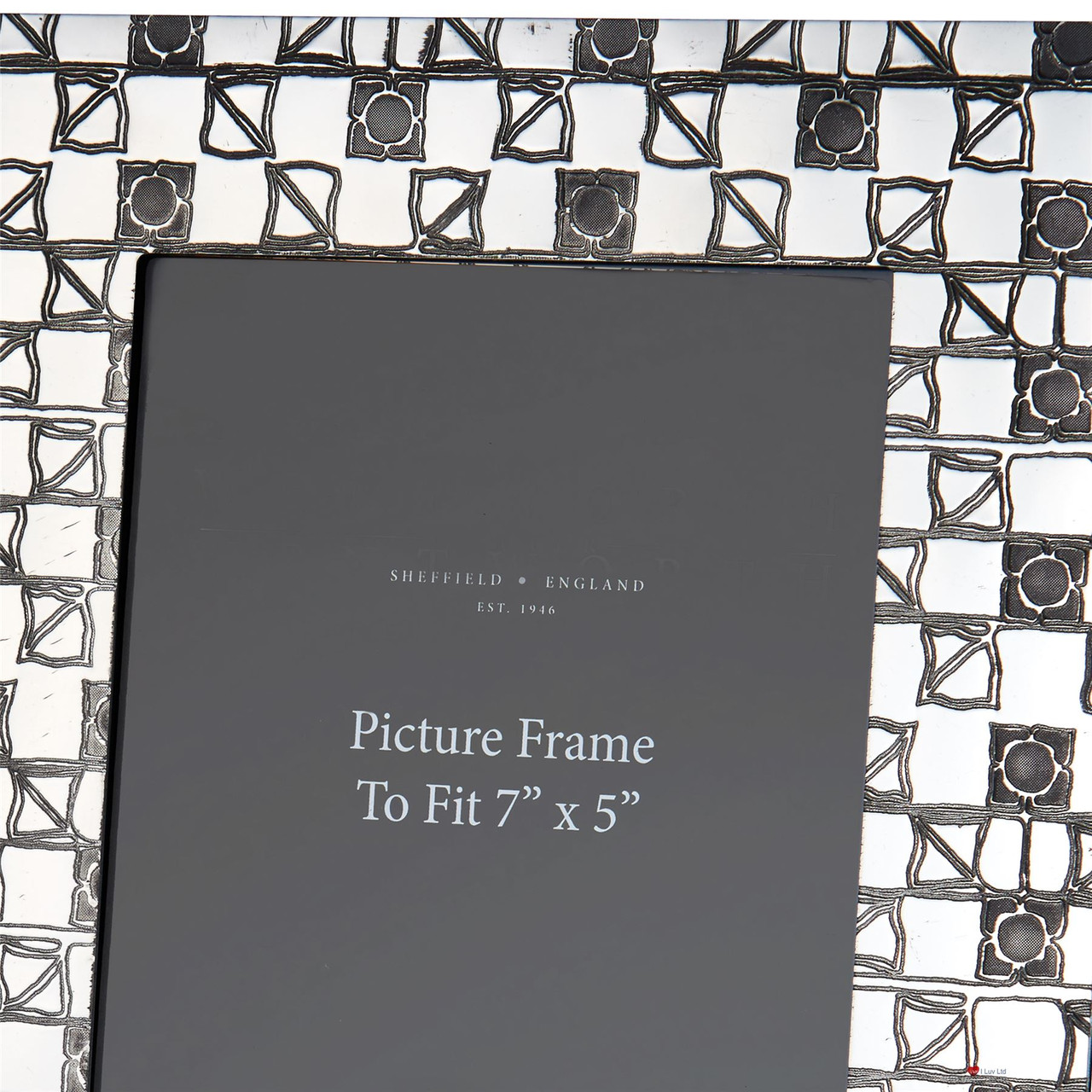 Pewter 6" x 4" Photo Frame Holder Ideal Gift Scottish Knox Design
