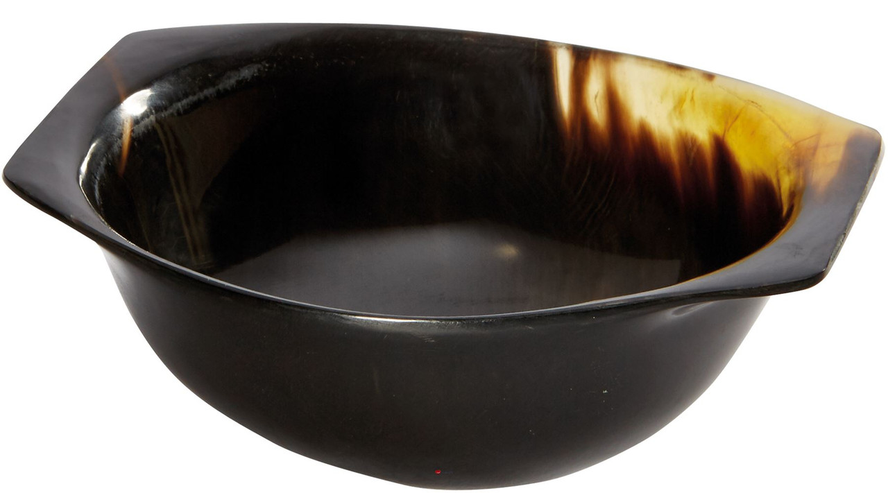 Horn Quaich Natural Product Scottish Tasting Bowl 95mm Ideal Christening Gift