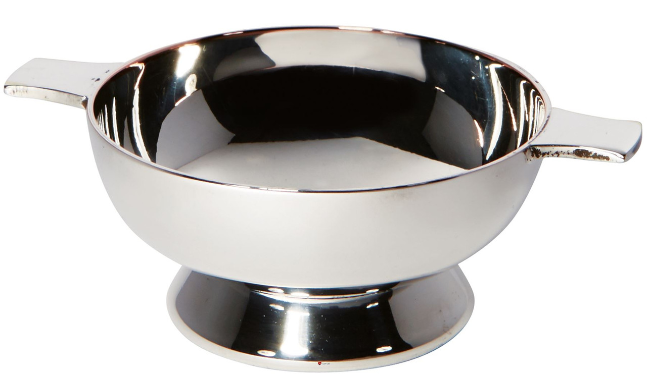 Silver Plated Scottish 2" Quaich Plain Handle Cup of Friendship Ideal Wedding Gift Engravable
