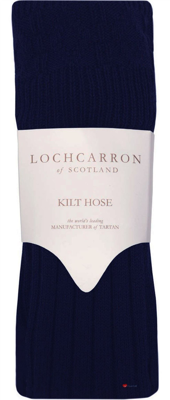 Mens Navy Blue Kilt Hose Socks