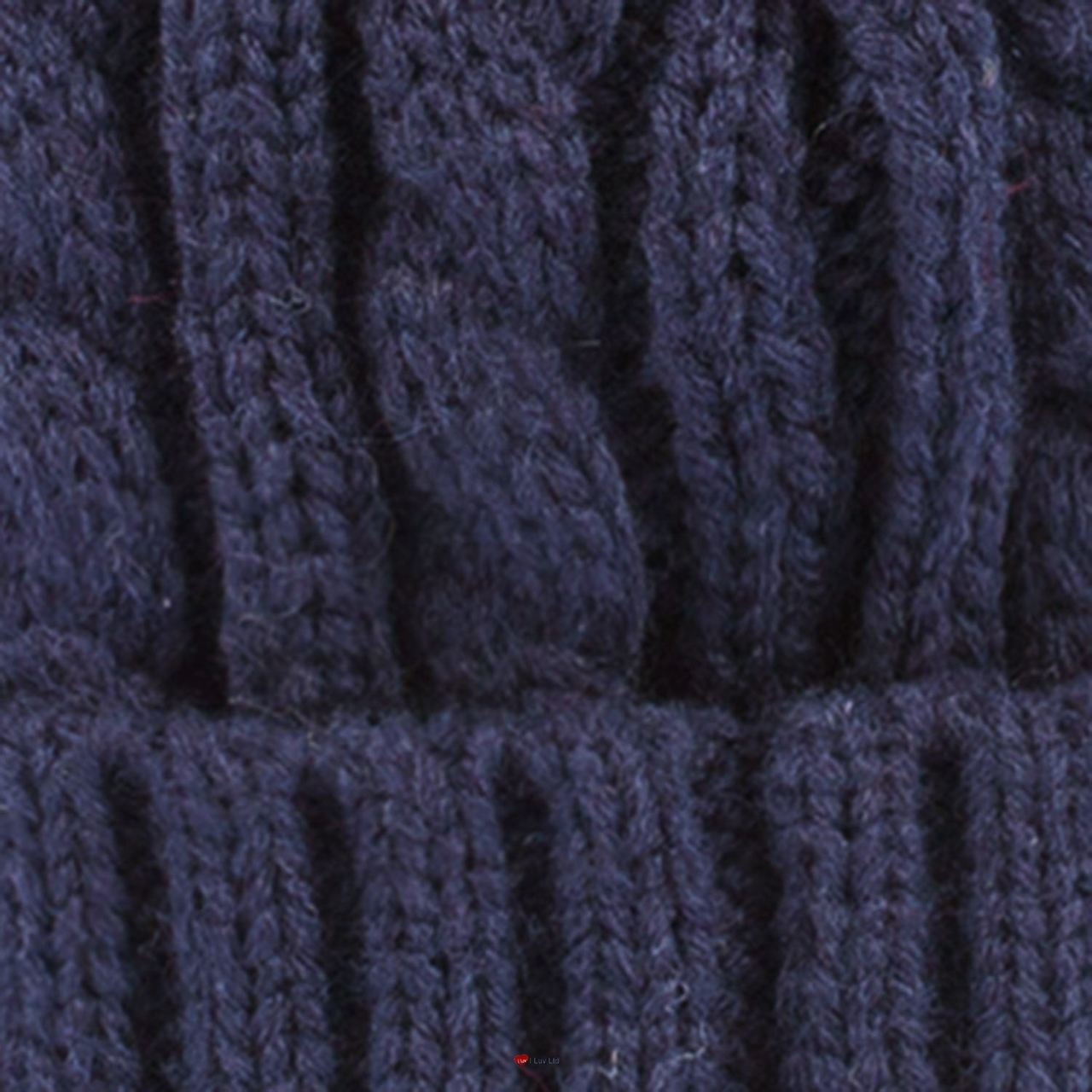 Cable Pom Pom Hat