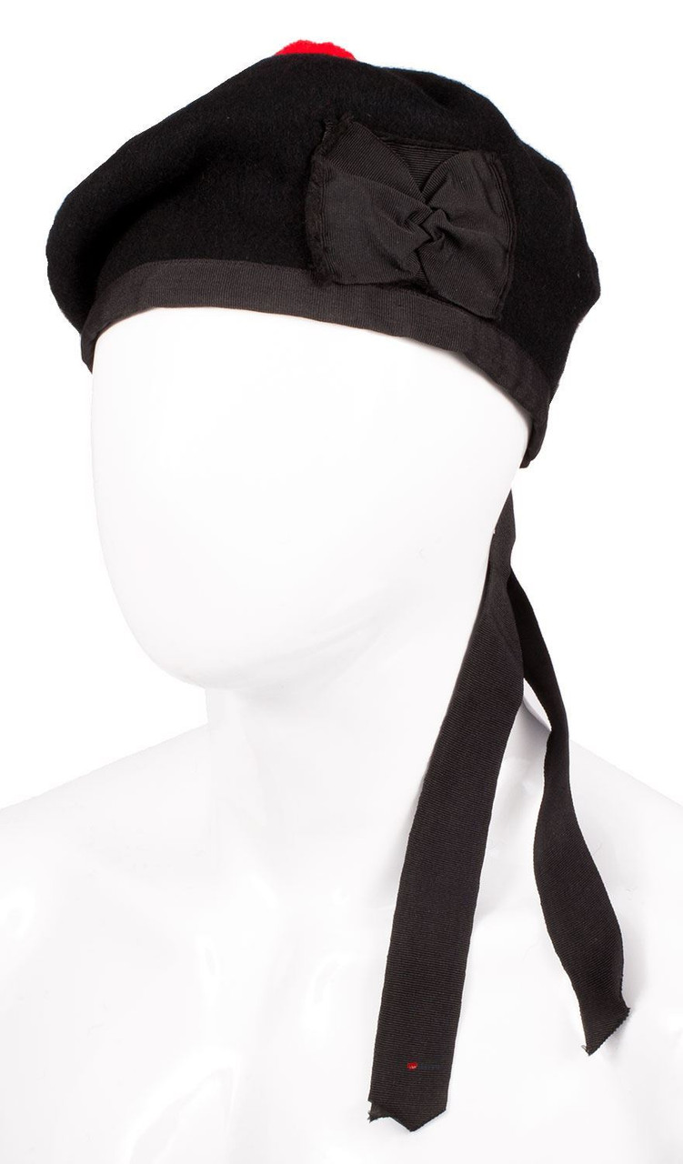 Balmoral Plain Black Hat