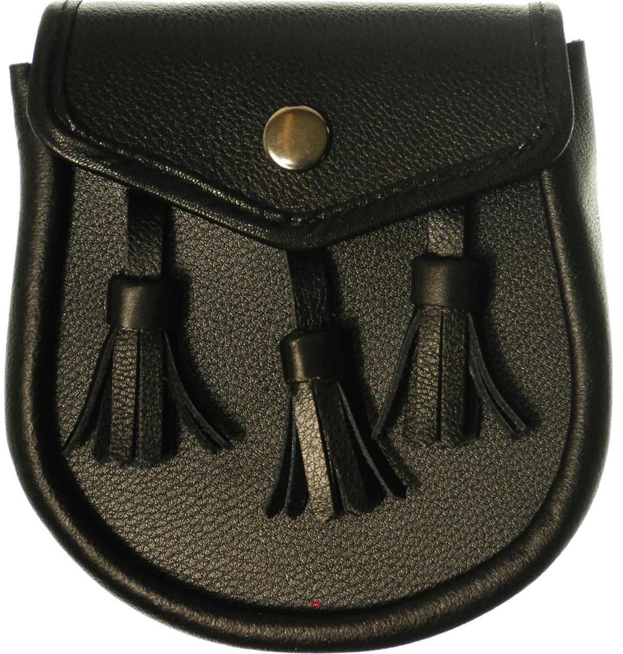 Boys Half Dress Black Leather Basic Sporran