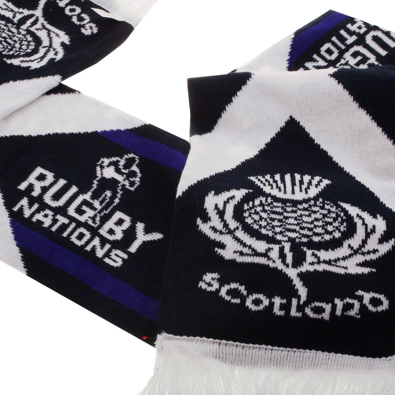 Sports Scarf Scotland Rugby Nations Supporters Scarf Navy