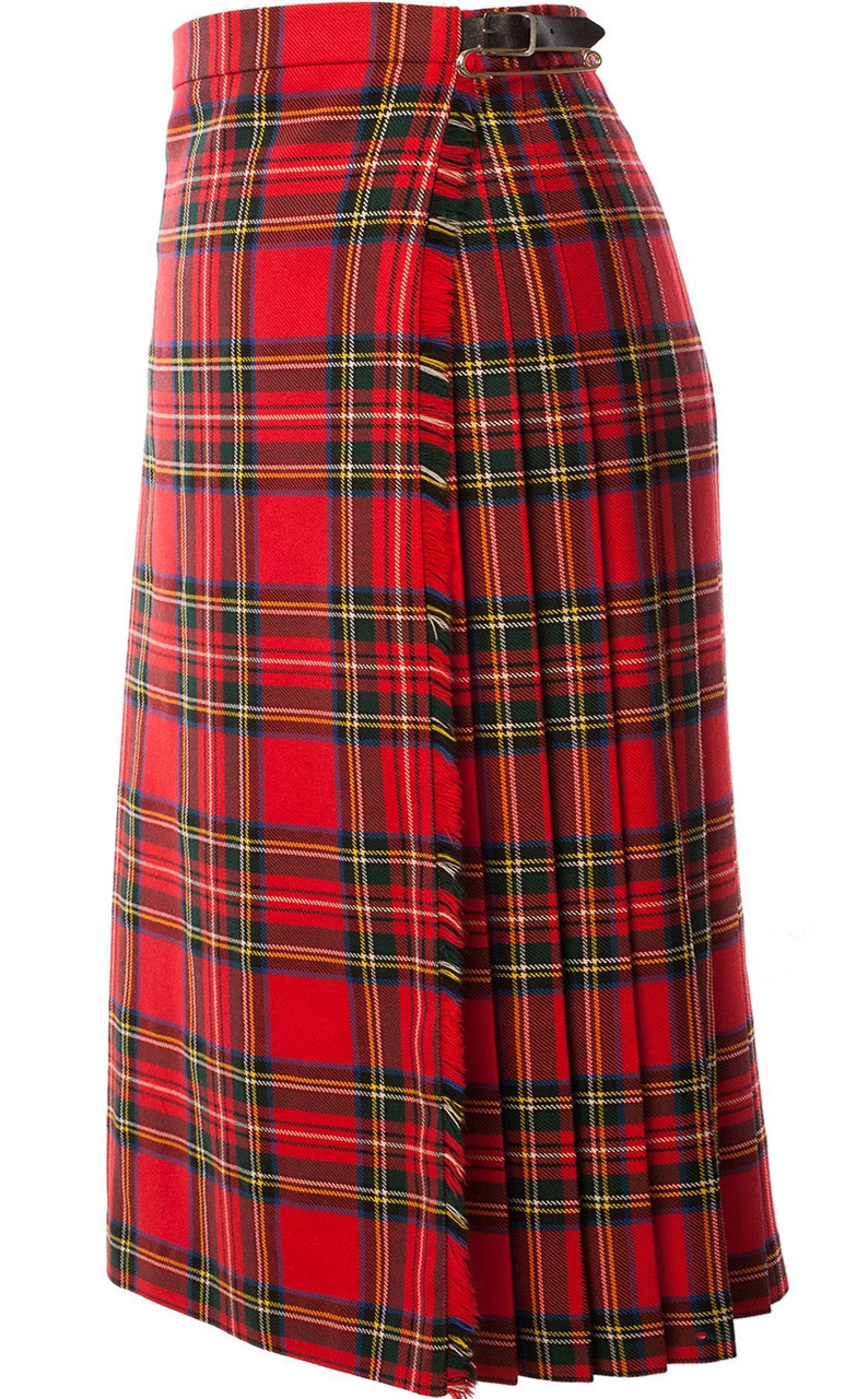 Ladies 28" Full Length Kilt Stewart Royal