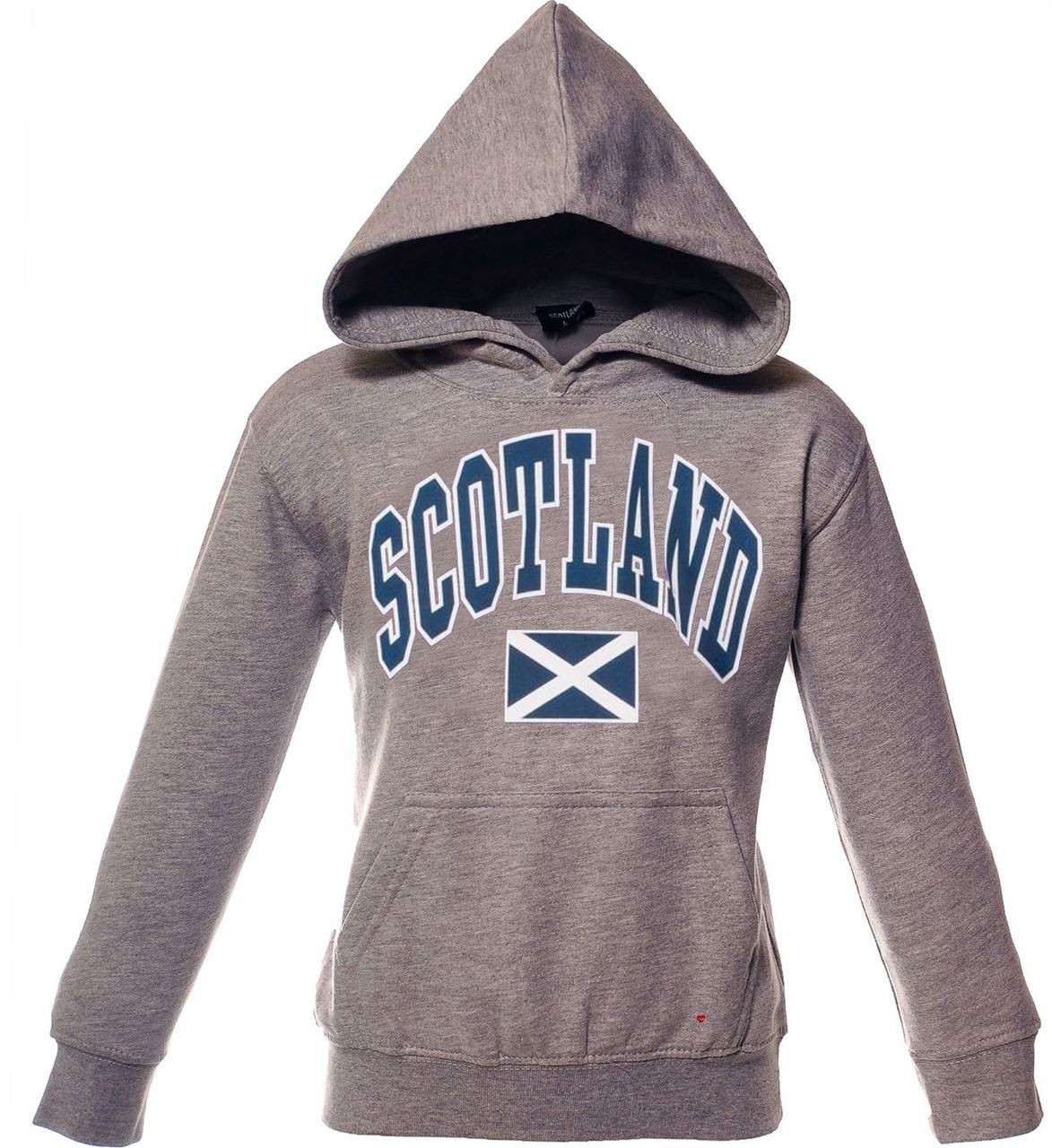 Kids Scotland Harvard Print Hooded Top