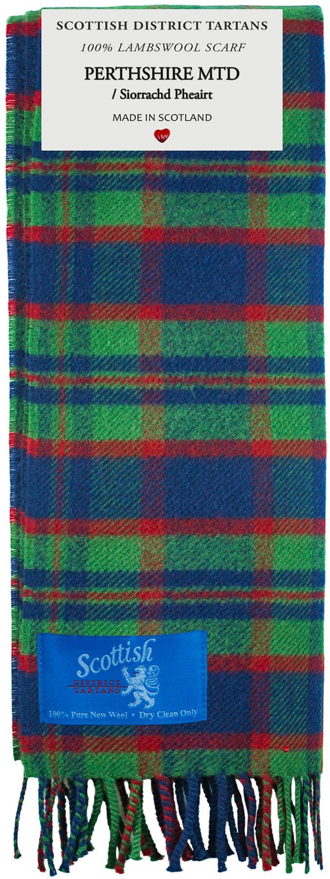 Scottish District Lambswool Scarf Perthshire Muted