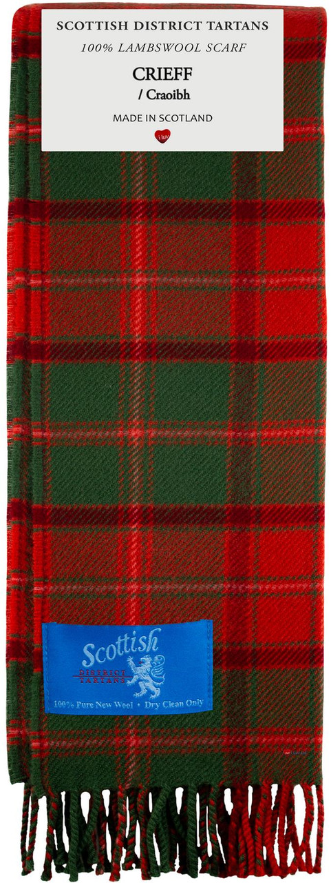 Scottish District Lambswool Scarf Crieff