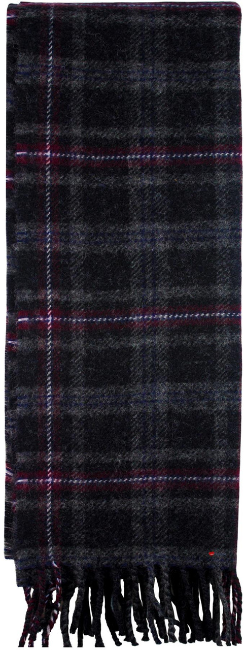 Scottish District Lambswool Scarf Hebridean Heather