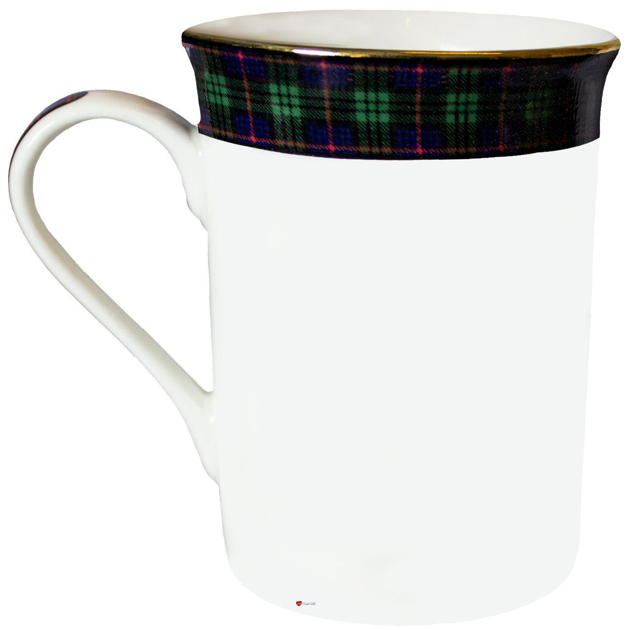 Bone China Coffee Tea Mug Armstrong Clan Crest Gold Rim Scottish Made