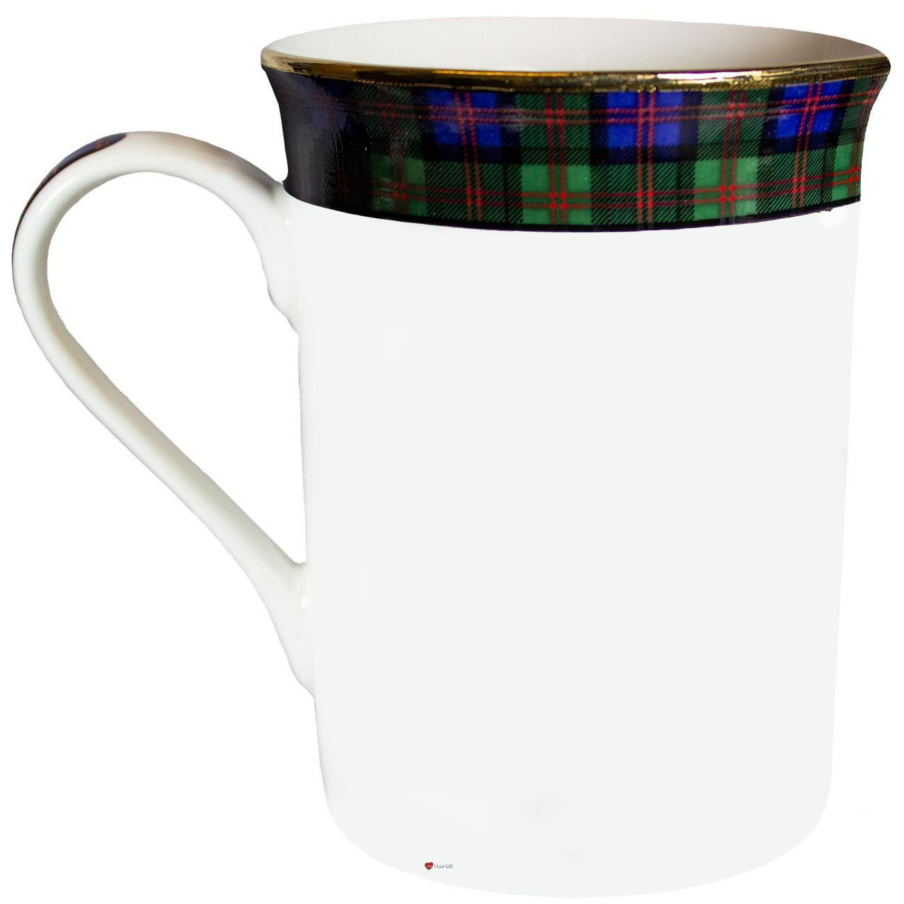 Bone China Coffee Tea Mug Blair Clan Crest Gold Rim Scottish Made
