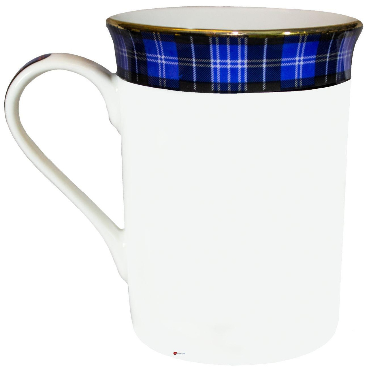 Bone China Coffee Tea Mug Clark Clan Crest Gold Rim Scottish Made