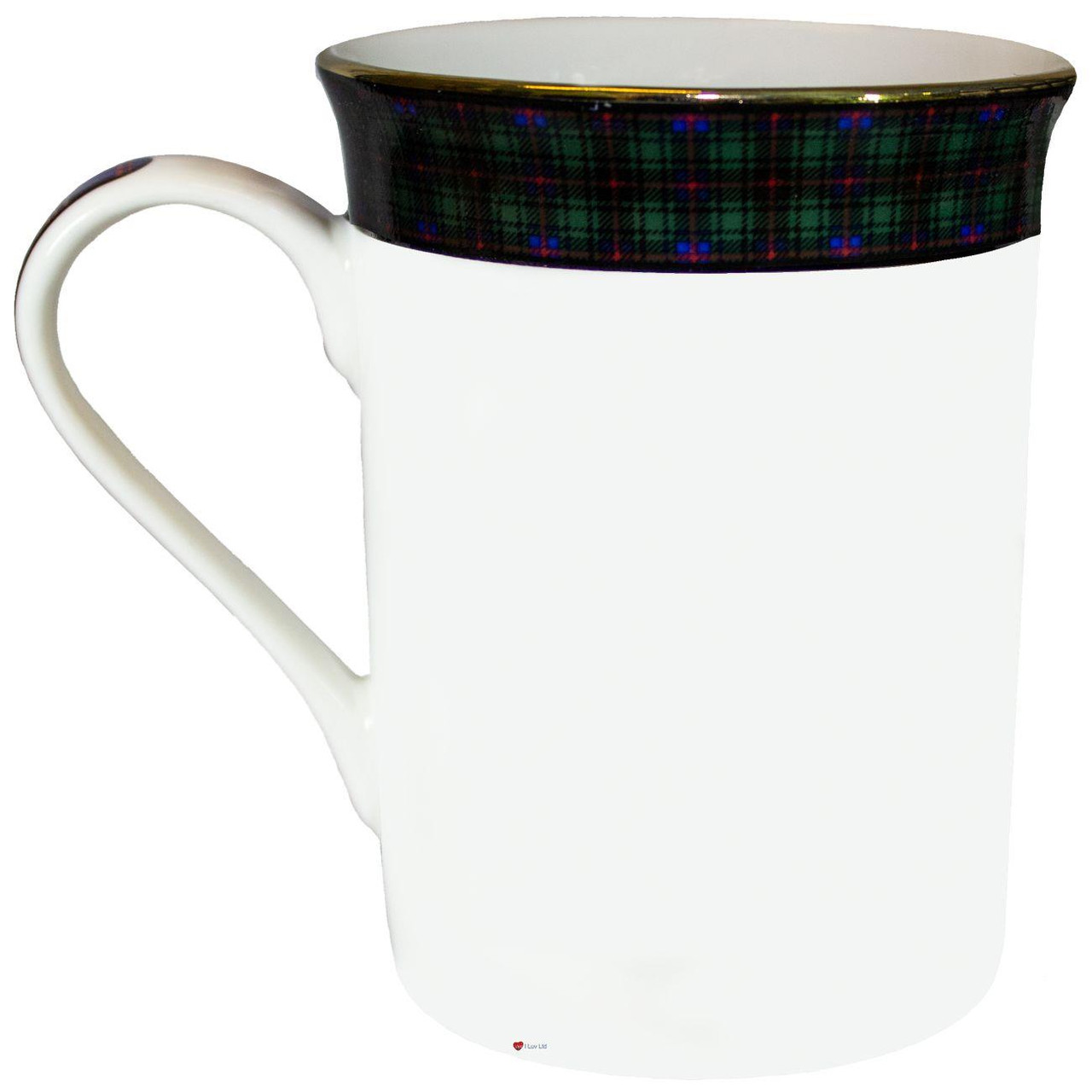 Bone China Coffee Tea Mug Davidson Clan Crest Gold Rim Scottish Made