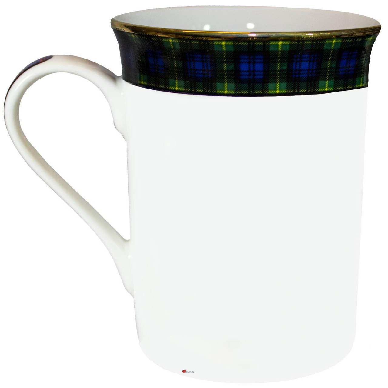 Bone China Coffee Tea Mug Gordon Clan Crest Gold Rim Scottish Made