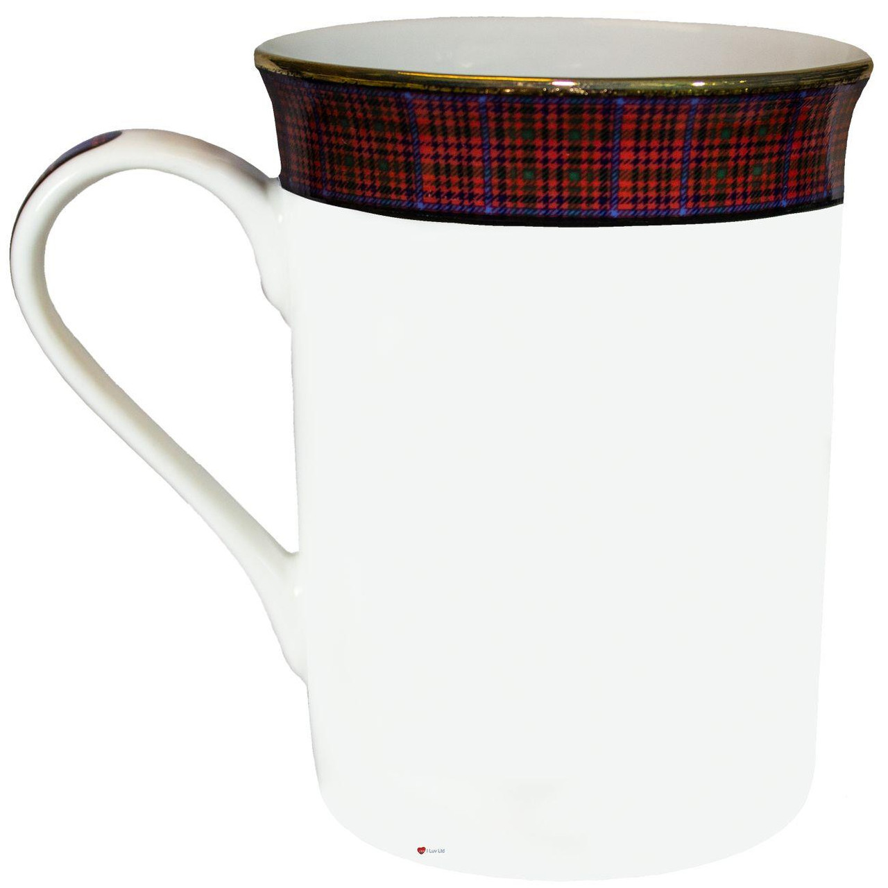 Bone China Coffee Tea Mug Grant Clan Crest Gold Rim Scottish Made