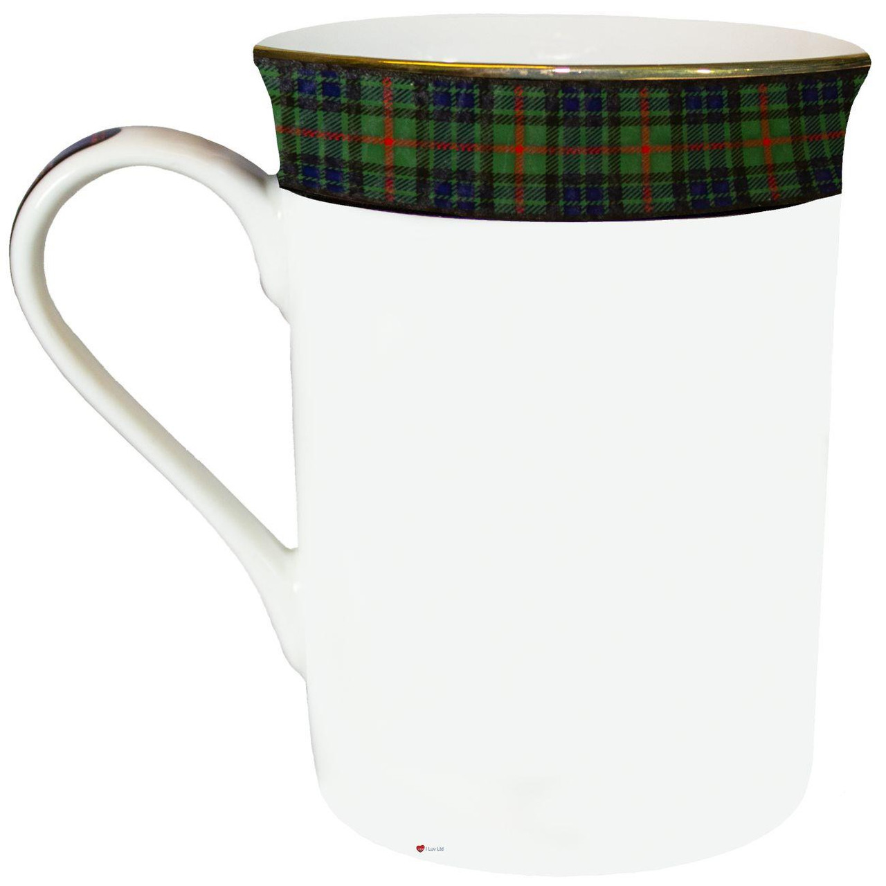 Bone China Coffee Tea Mug Gunn Clan Crest Gold Rim Scottish Made