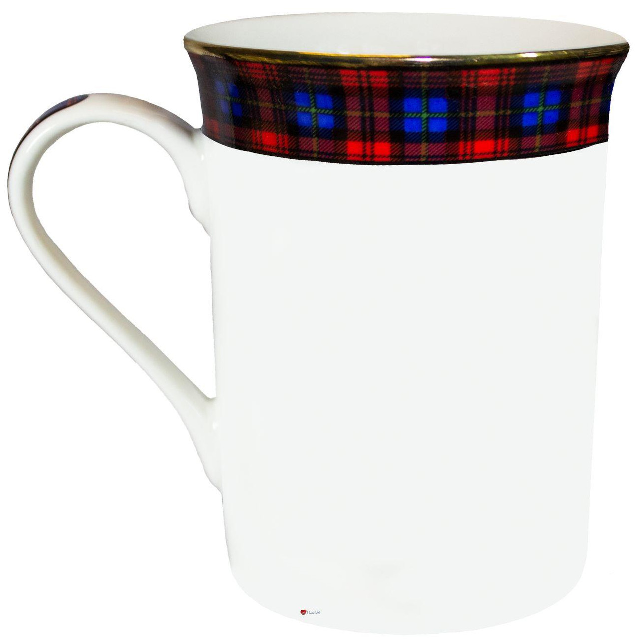 Bone China Coffee Tea Mug MacLachlan Clan Crest Gold Rim Scottish Made