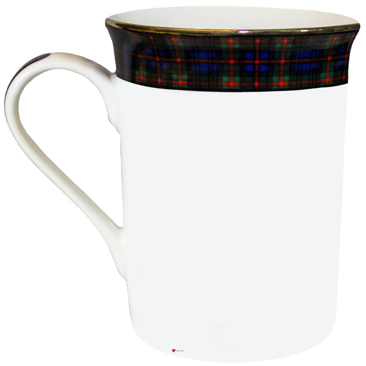 Bone China Coffee Tea Mug Murray Clan Crest Gold Rim Scottish Made