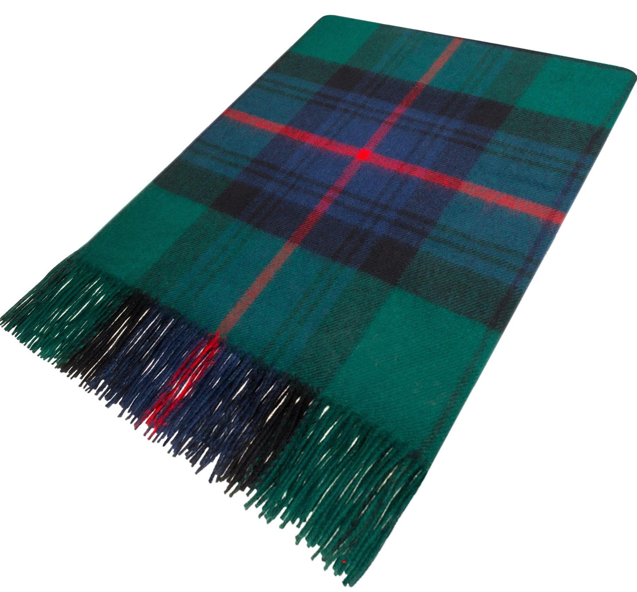 Luxury Tartan Soft Lambswool Plaid Throw Blanket Armstrong Modern Travel Picnic Blanket Rug