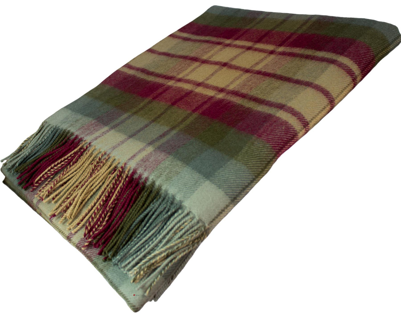 Luxury Tartan Soft Lambswool Plaid Throw Blanket Auld Scotland Travel Picnic Blanket Rug