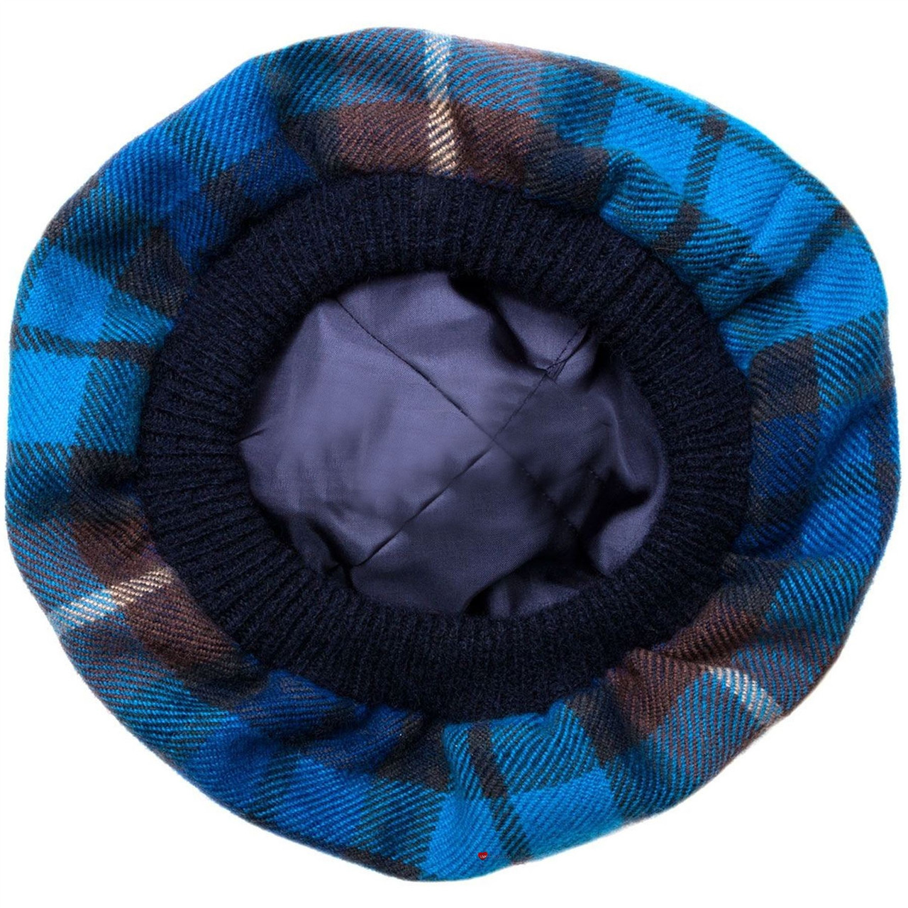 Tammy Hat Buchanan Blue Tartan Lambswool