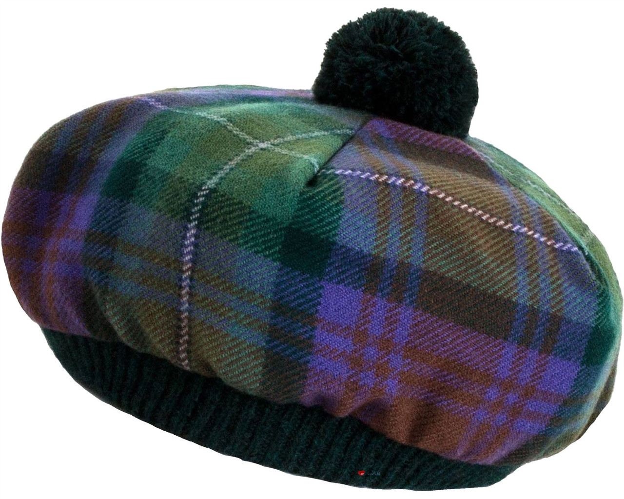 Tammy Hat Isle Of Skye Tartan Lambswool