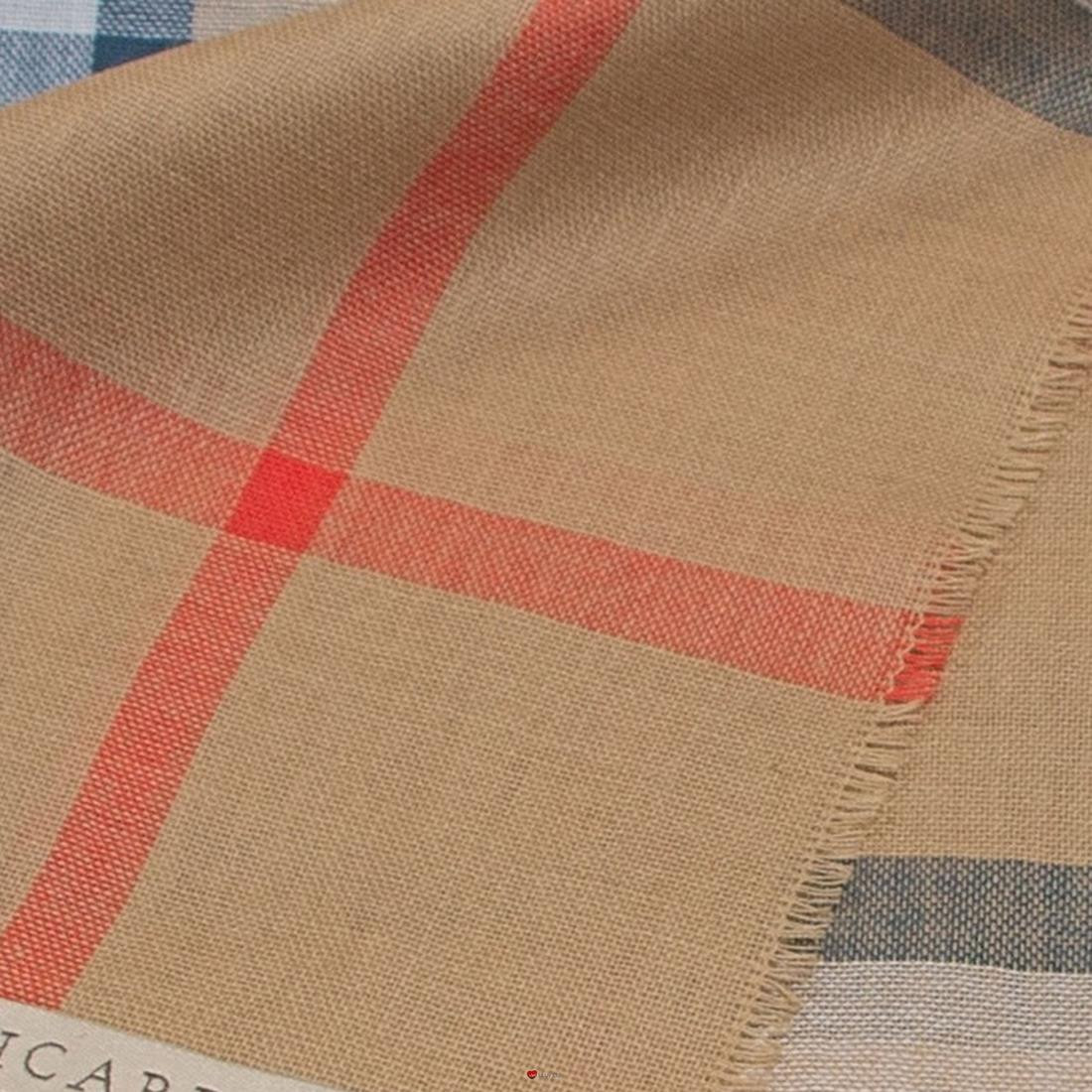 Extra Fine Merino Shawl Thompson Camel Modern 70 x 200cm