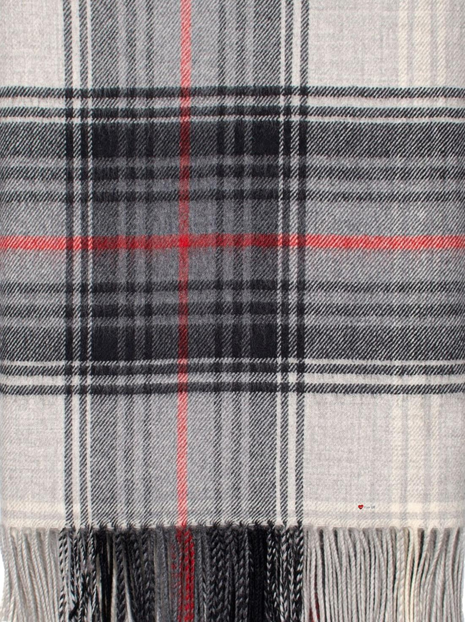 Ladies Shawl Cape Lambswool Graphite Tartan Made To Order