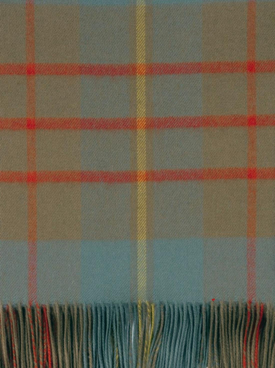 Ladies Shawl Cape Lambswool Cameron Hunting Weathered Tartan Made To Order