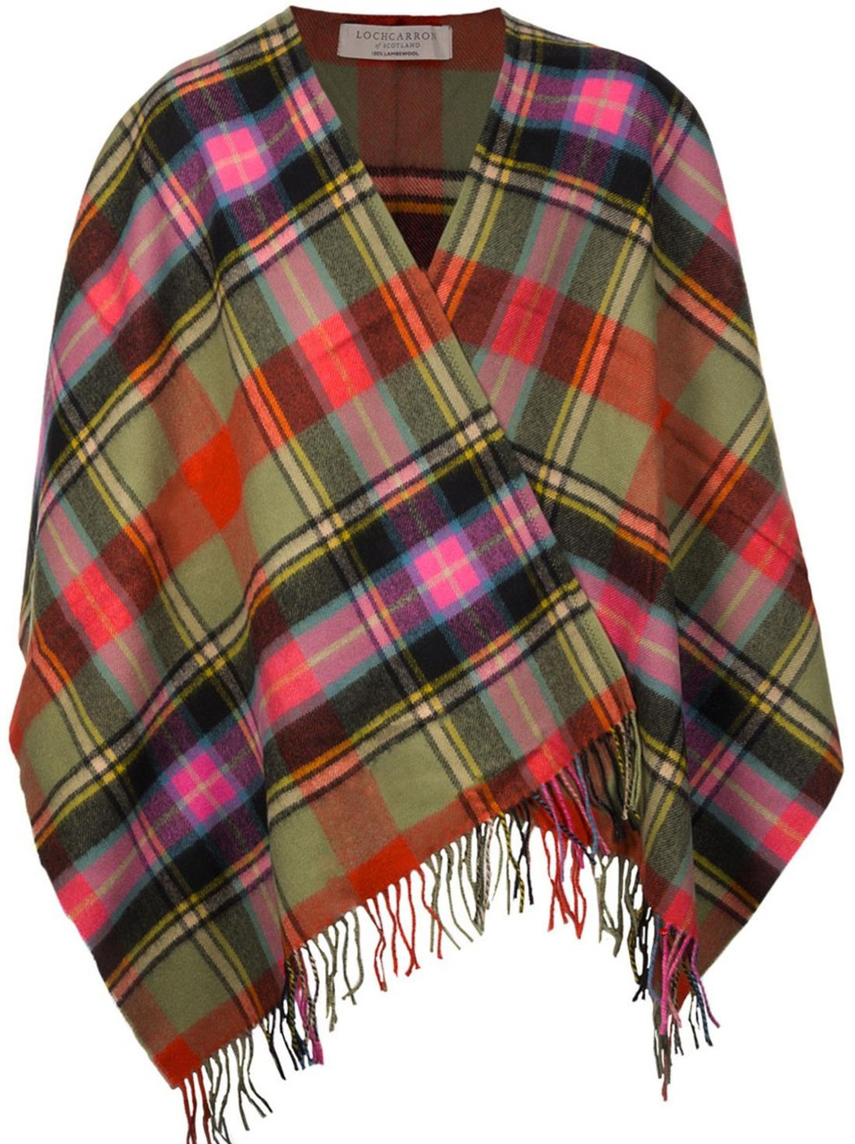 Ladies Shawl Cape Lambswool Bruce Of Kinnaird Tartan Made To Order