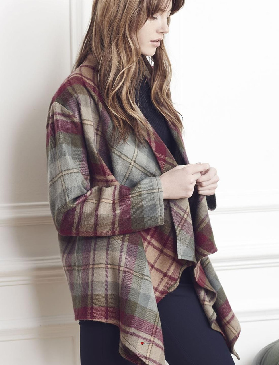 Ladies Kerry Jacket Stewart Royal Tartan