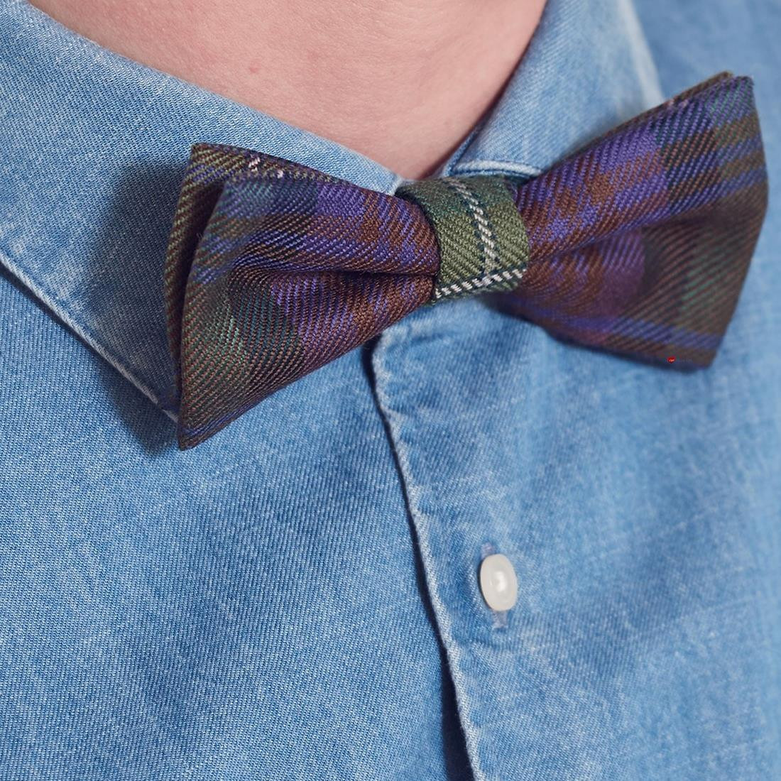 Wool Bow Tie Isle Of Skye Tartan