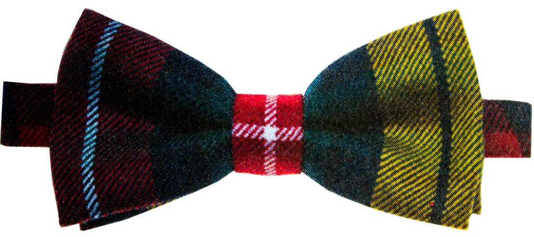 Wool Bow Tie Buchanan Modern Tartan
