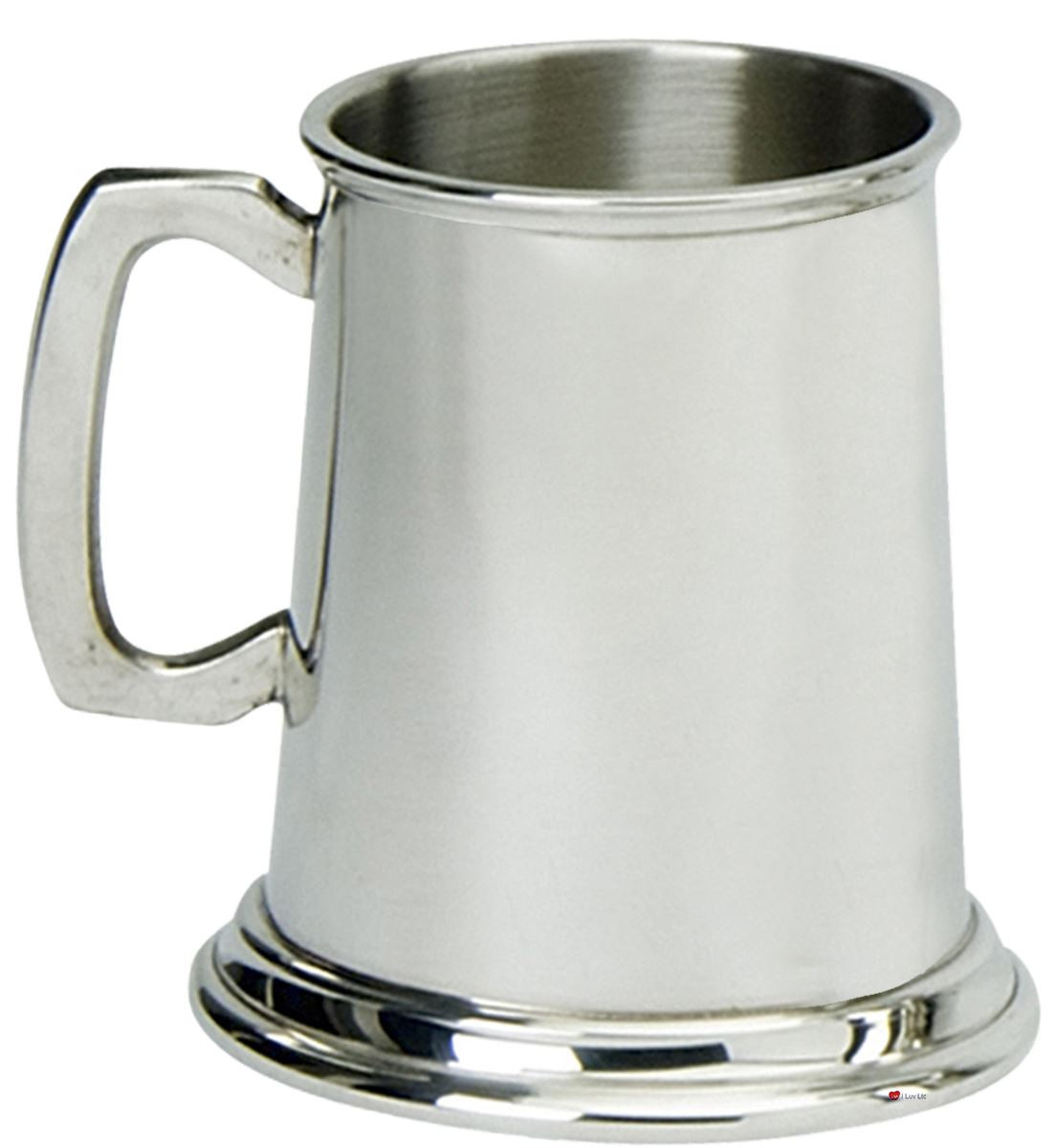 Half Pint Pewter Tankard Traditional Shape Plain Design Ideal for Engraving Great Gift