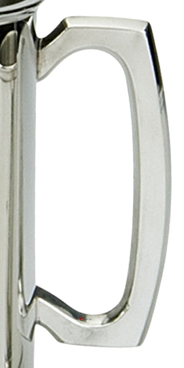Pewter Tankard Handmade 1pt Plain Design Traditional Shape Glass Base Great Gift