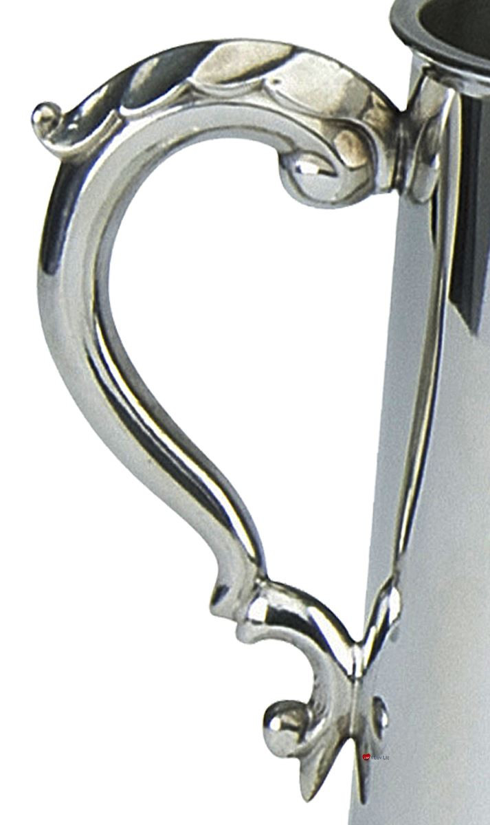 Pewter Tankard Embossed Rugby Union and League Scene Ornate Handle Great Gift