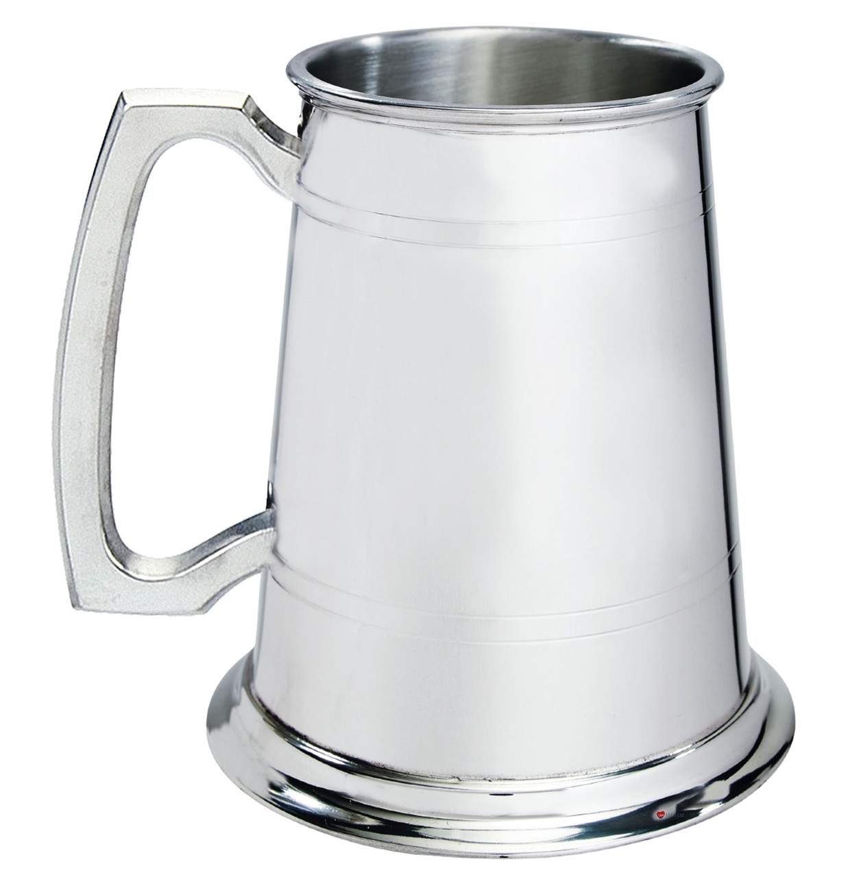 Pewter Tankard Handmade Half Pint Double Lined Engravable Fine English Pewter Great Gift