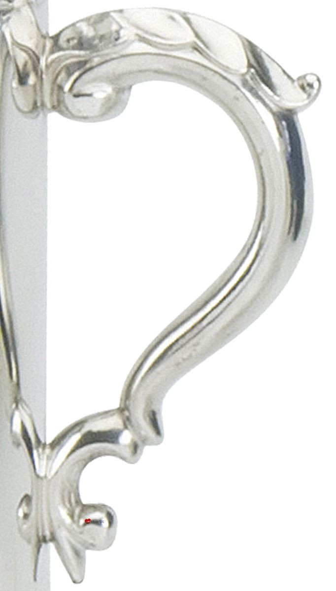 Wedding Gift Pewter Tankard Embossed "Usher" Ornate Handle Engravable Great Gift