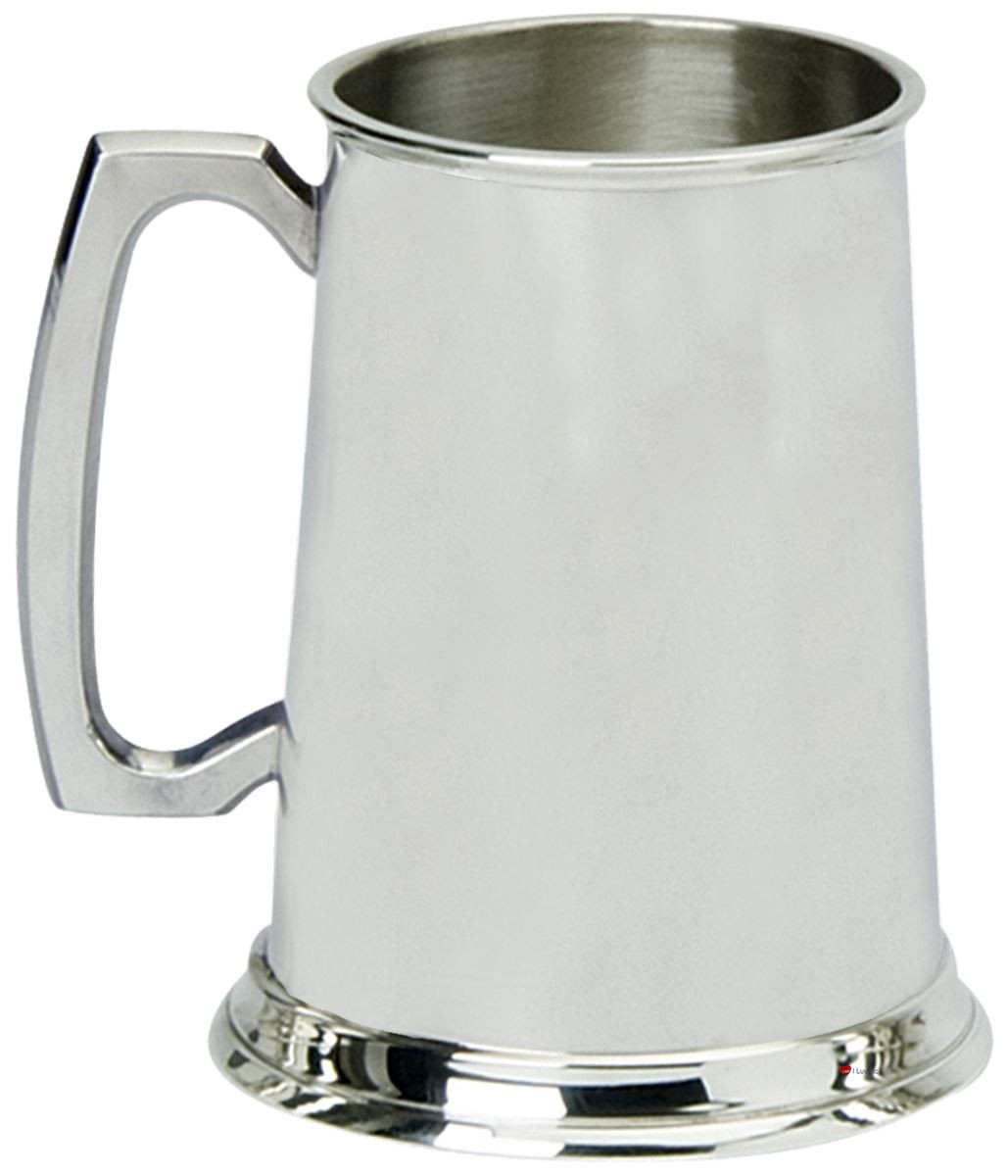 Pewter Tankard "World's Best Dad" Traditional Shape Fine English Pewter 1pt Great Gift