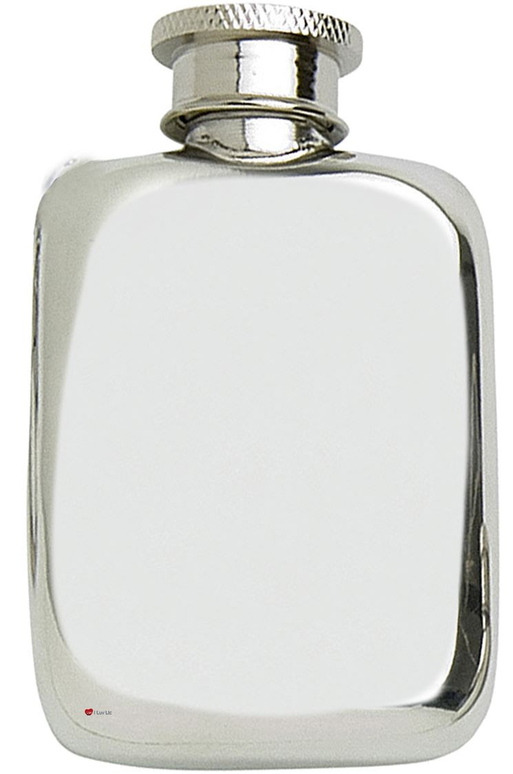 Hip Flask With Circular Celtic Design Screw Top 1.5oz Great Personal Gift