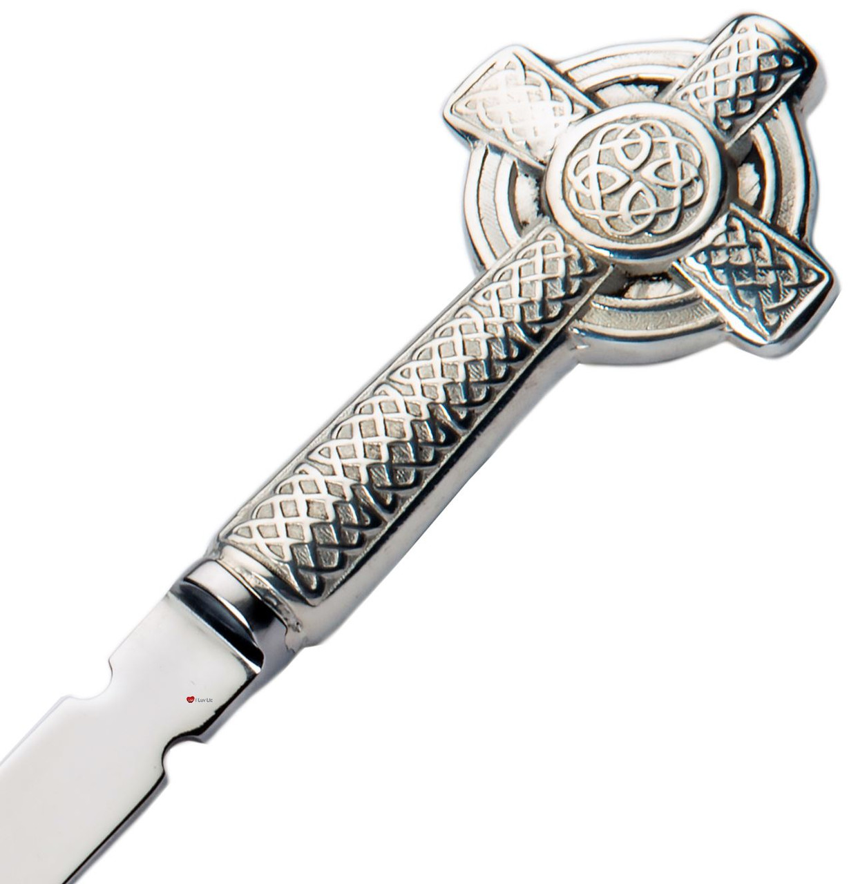 Pewter Letter Opener 18cm Handle Scottish Celtic Cross Ideal Gift