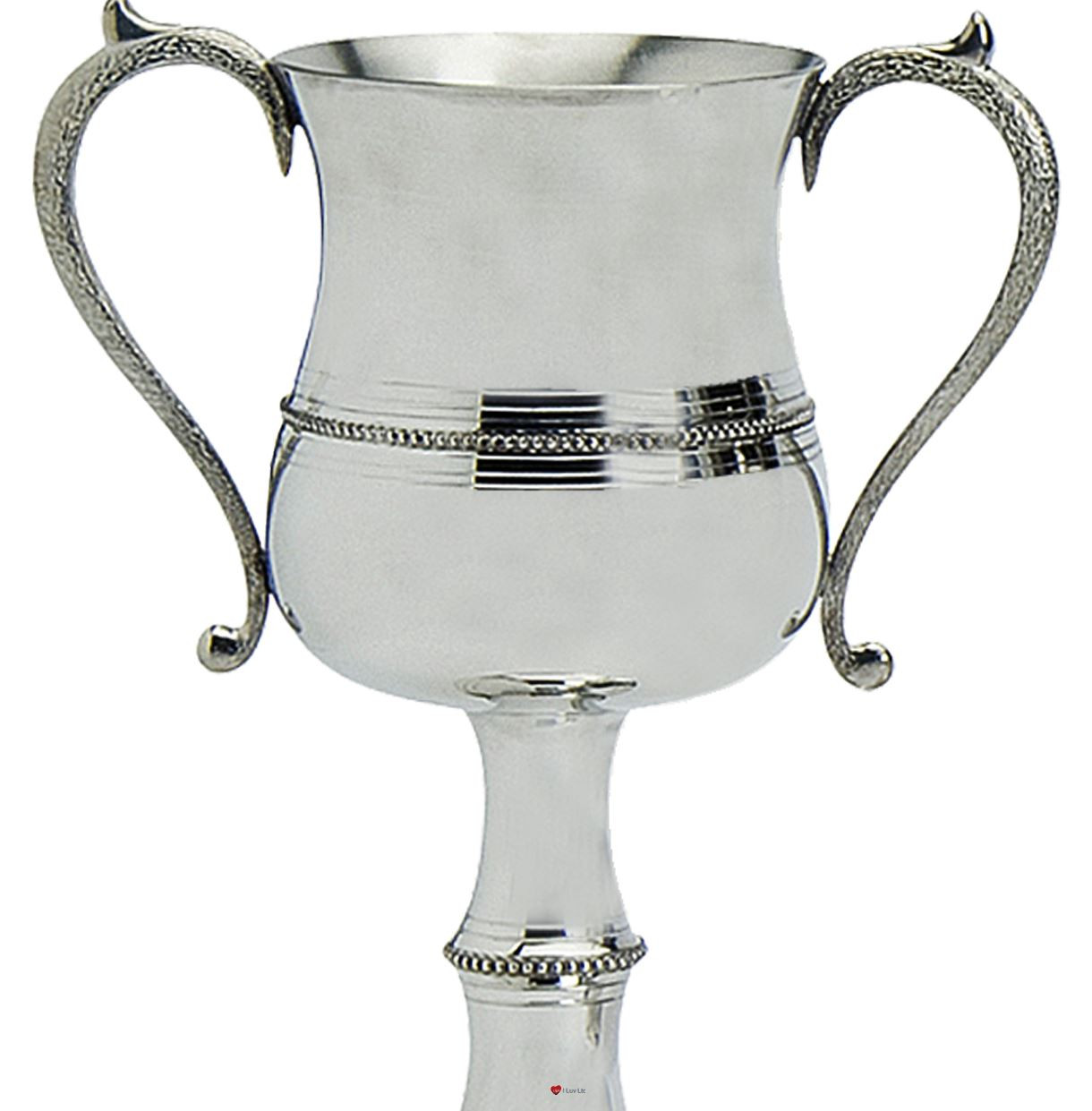Pewter Sporting Trophy 12inch Polished Beaded Style Football, Rugby, Rowing Great Gift