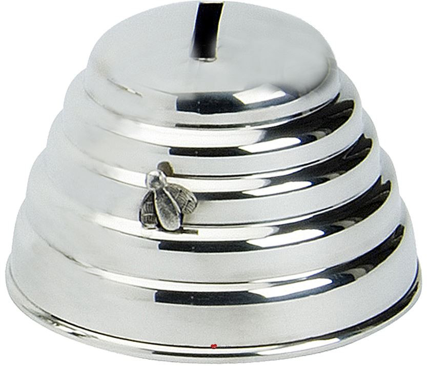 Pewter Piggy Bank For Children Bee Hive Shaped Money Box Great Christening Gift