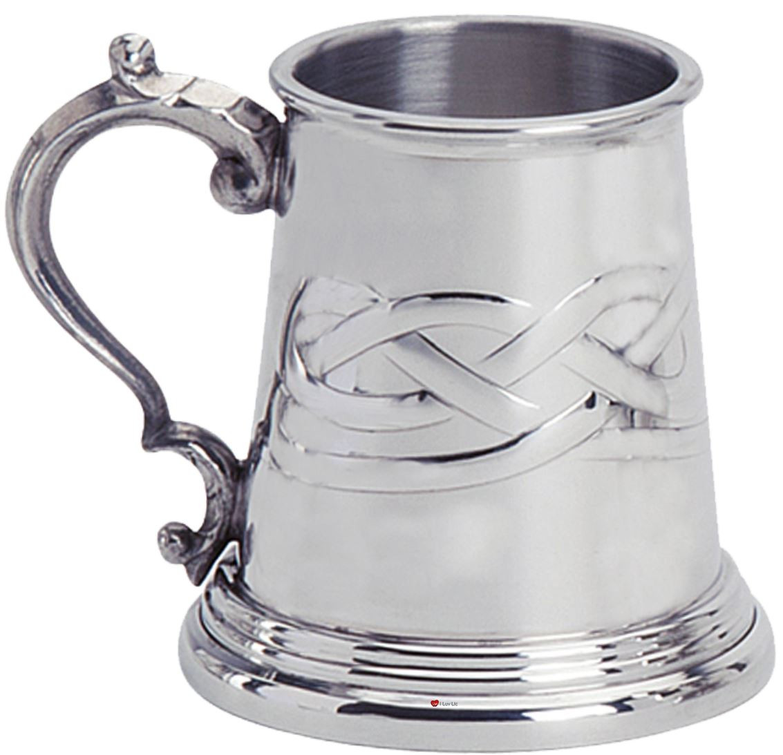 Child's Christening 1/4 Pint Tankard with Embossed Celtic Knot Engraveable